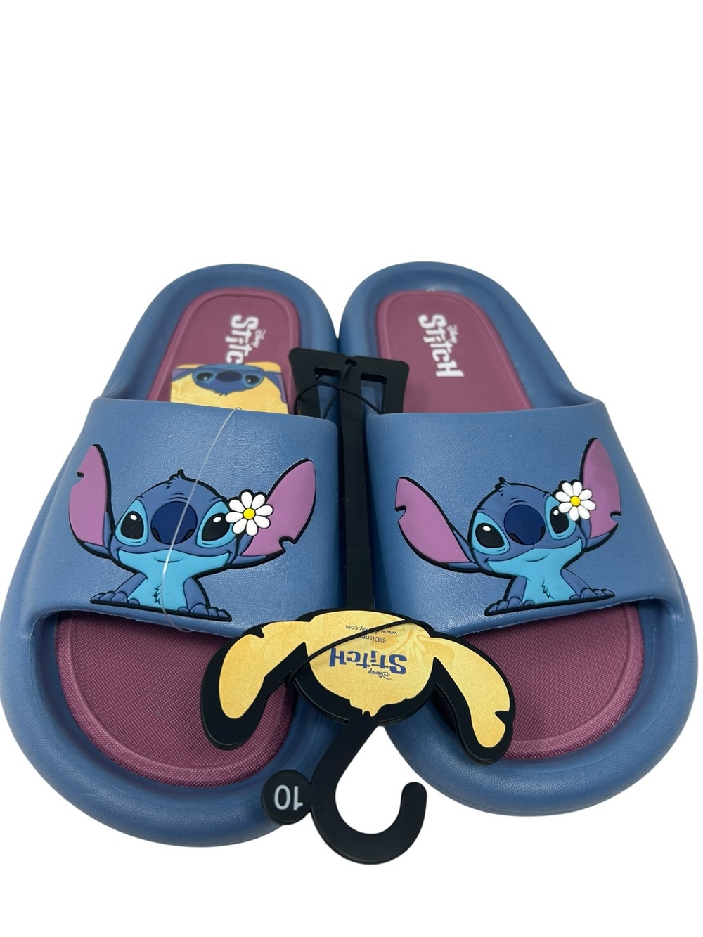 Disney Lilo and Stitch Slide Sandals NWT 10